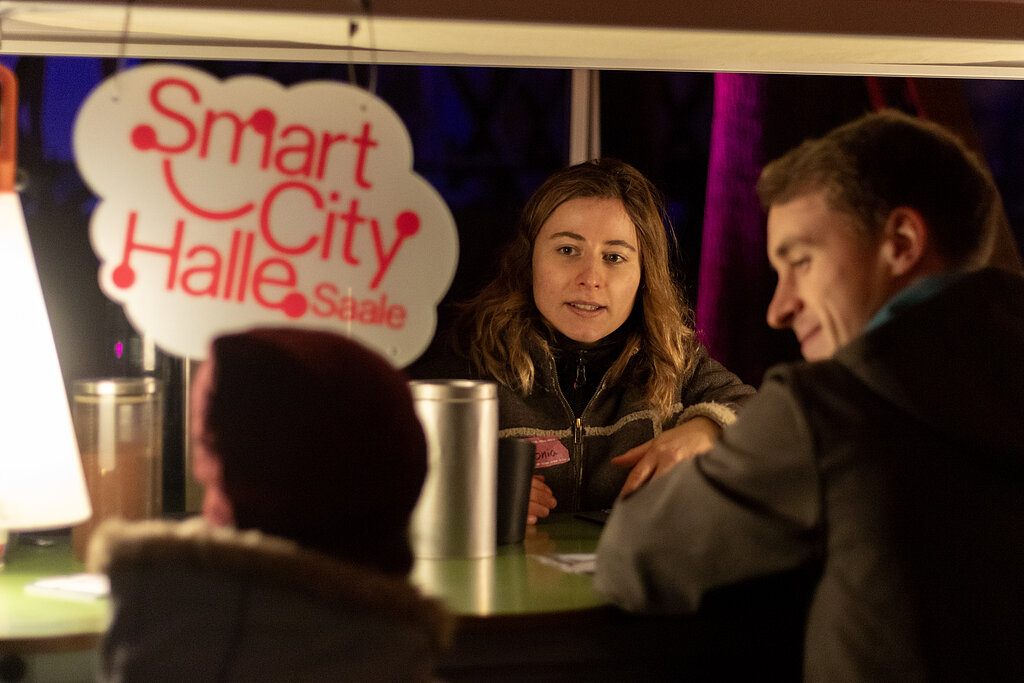 Dr. Data auf dem Wintermarkt Neustadt